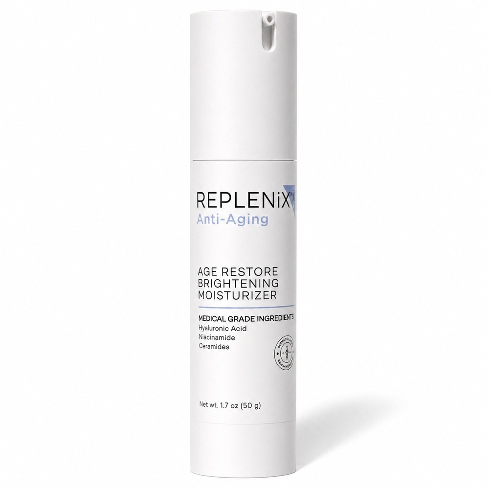 Replenix Anti-Aging Age Restore Brightening Moisturizer 1.7 oz Niacinamide 50g